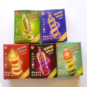 Alternative view of Bao Cao Su Supper Gold, Gân Gai, Siêu Kích Thích – Hộp 2 Cái