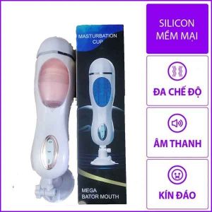 Âm đạo giả Mastubation Cup Gắn Tường - Rung Thụt Cao Cấp