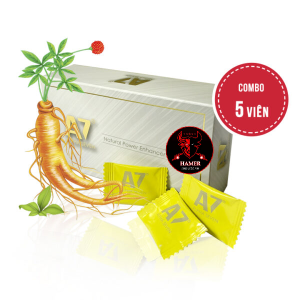 Kẹo Sâm A7 - Tăng Cường Sinh Lý Nam Giới (5 Viên)
