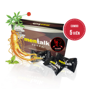 Kẹo Sâm Mentalk - Giúp Tăng Cường Lý Nam (5 Viên)