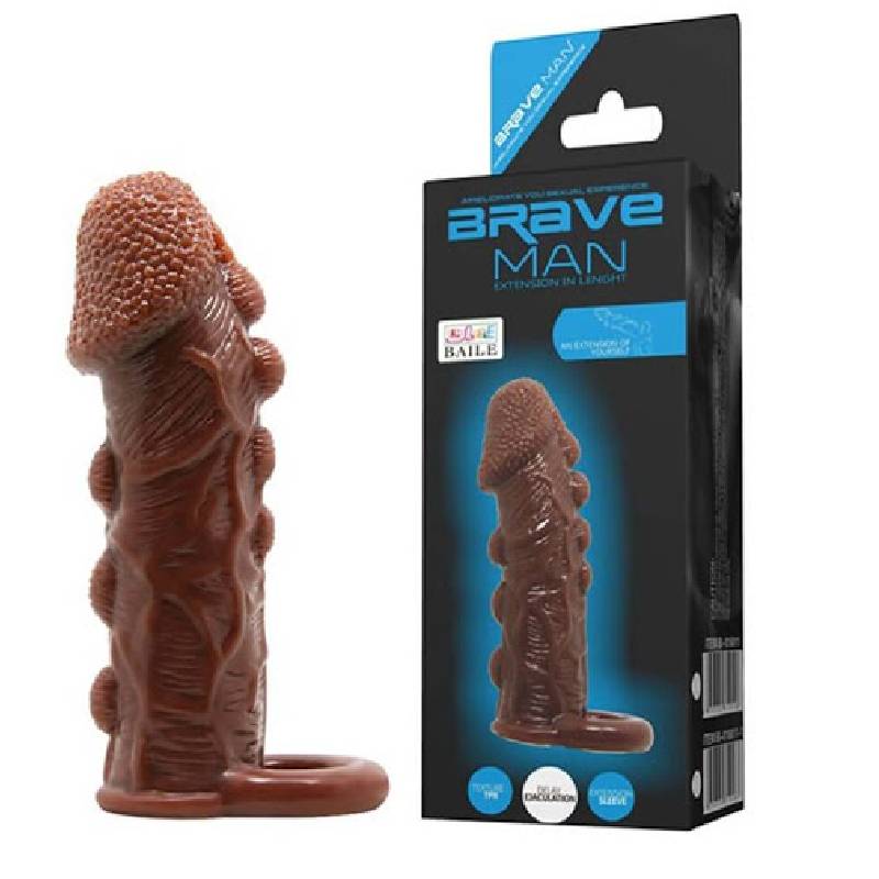 Bao Cao Su Đôn Dên Brave Men Nâu Quai